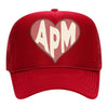 APM TRUCKER HAT (RED)